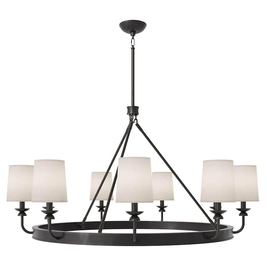 Robert Abbey William 9 Light 49" Wide Chandelier