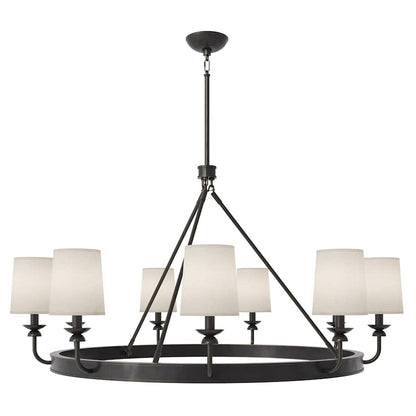 Robert Abbey William 9 Light 49" Wide Chandelier