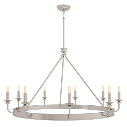 Robert Abbey William 9 Light 49" Wide Chandelier