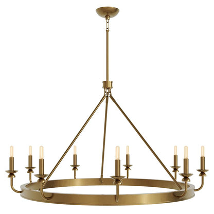 Robert Abbey William 9 Light 49" Wide Chandelier