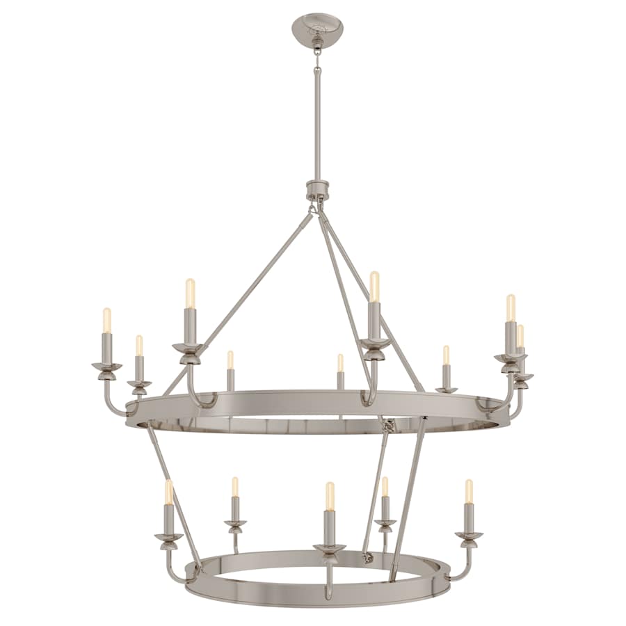 Robert Abbey William 14 Light 49" Wide Chandelier