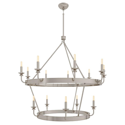 Robert Abbey William 14 Light 49" Wide Chandelier