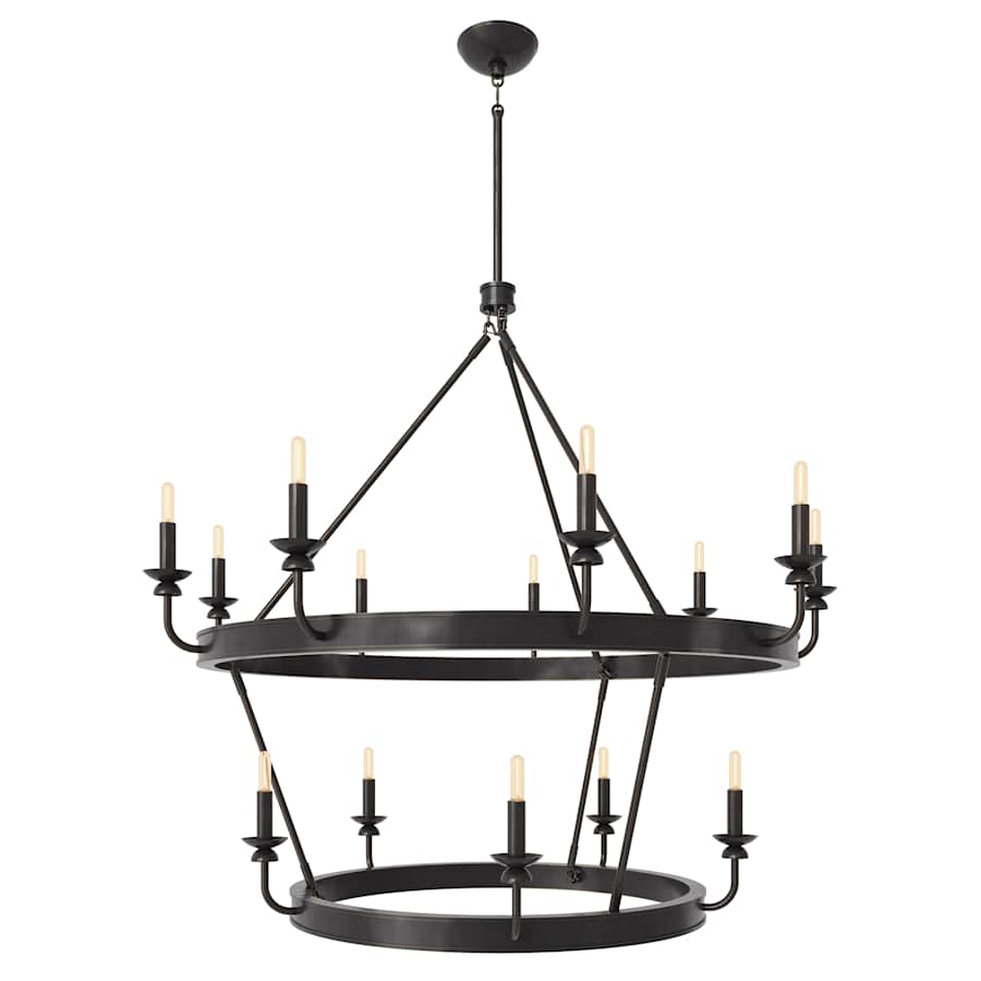 Robert Abbey William 14 Light 49" Wide Chandelier
