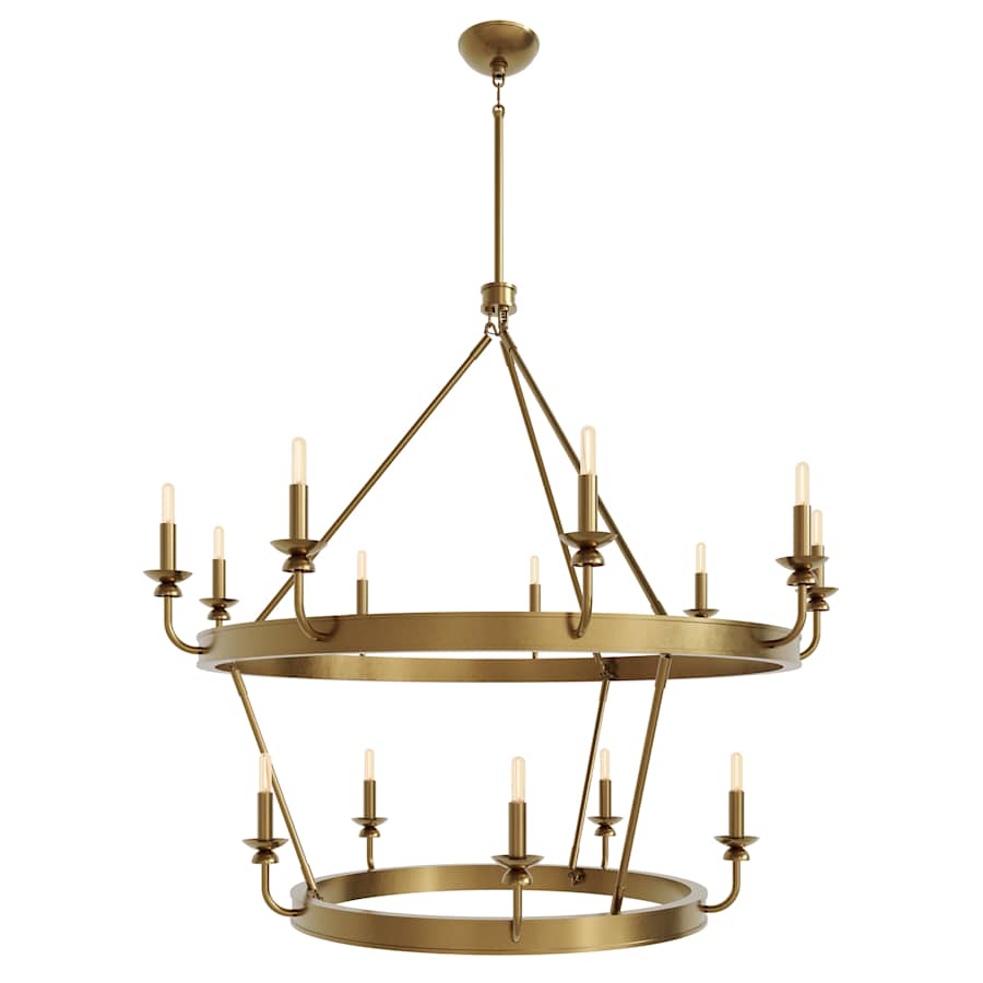 Robert Abbey William 14 Light 49" Wide Chandelier
