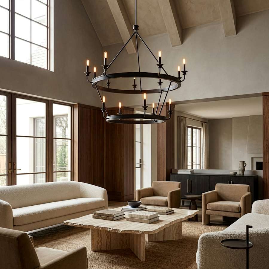 Robert Abbey William 14 Light 49" Wide Chandelier