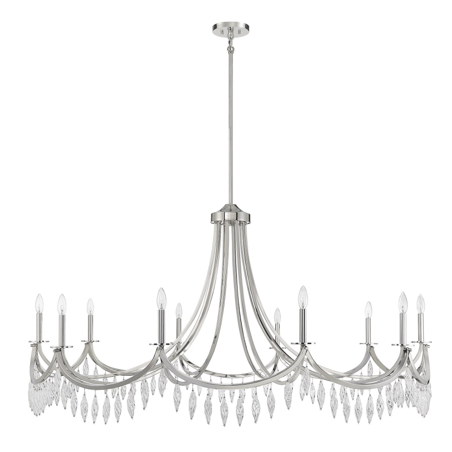 Savoy House Kameron 10 Light 60" Wide Crystal Chandelier