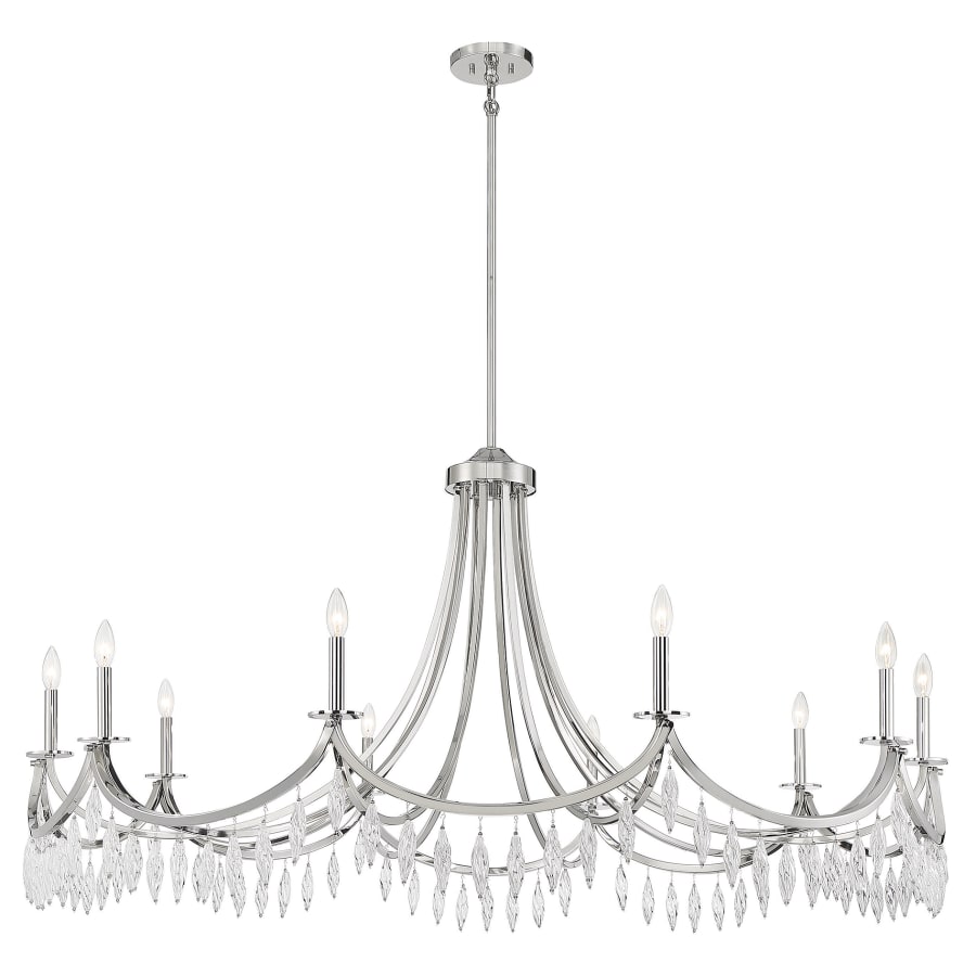 Savoy House Kameron 10 Light 60" Wide Crystal Chandelier