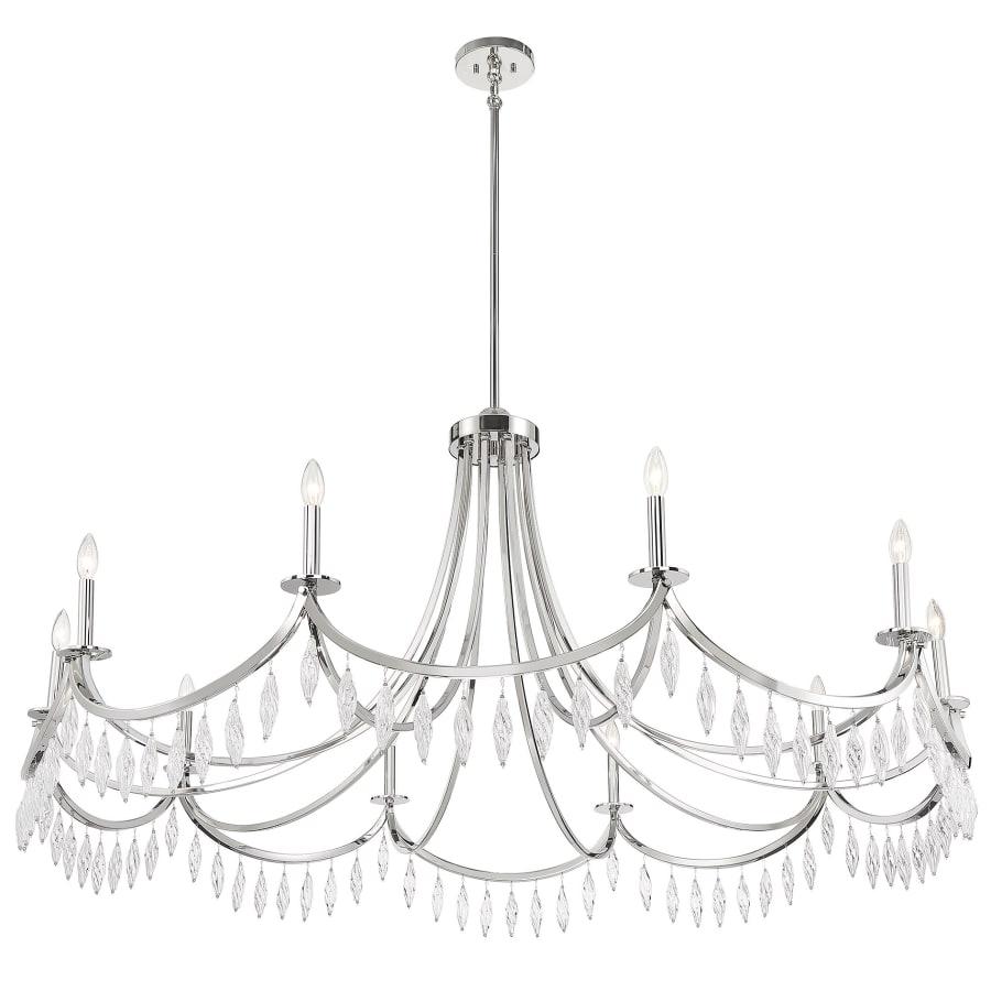 Savoy House Kameron 10 Light 60" Wide Crystal Chandelier