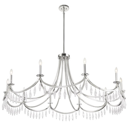 Savoy House Kameron 10 Light 60" Wide Crystal Chandelier