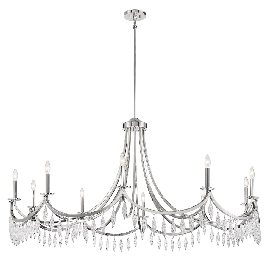 Savoy House Kameron 10 Light 60" Wide Crystal Chandelier