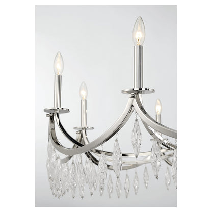 Savoy House Kameron 10 Light 60" Wide Crystal Chandelier
