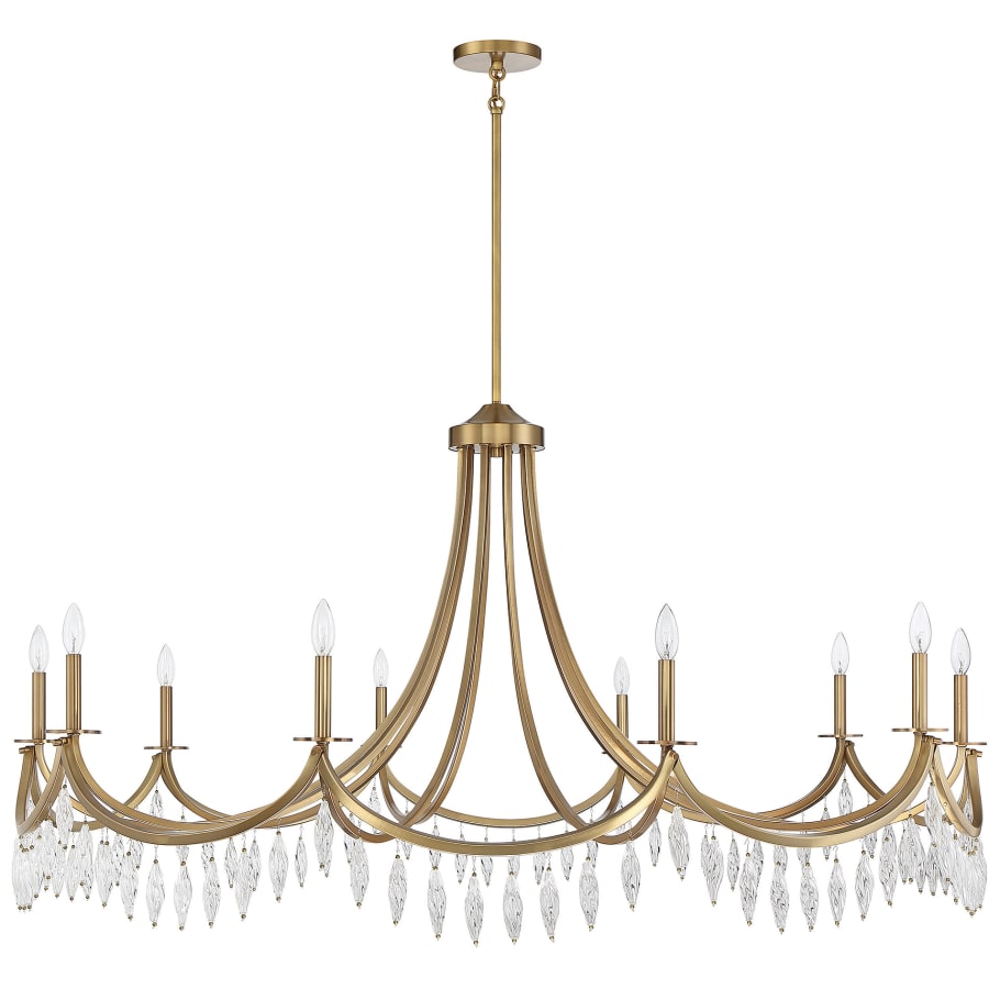 Savoy House Kameron 10 Light 60" Wide Crystal Chandelier