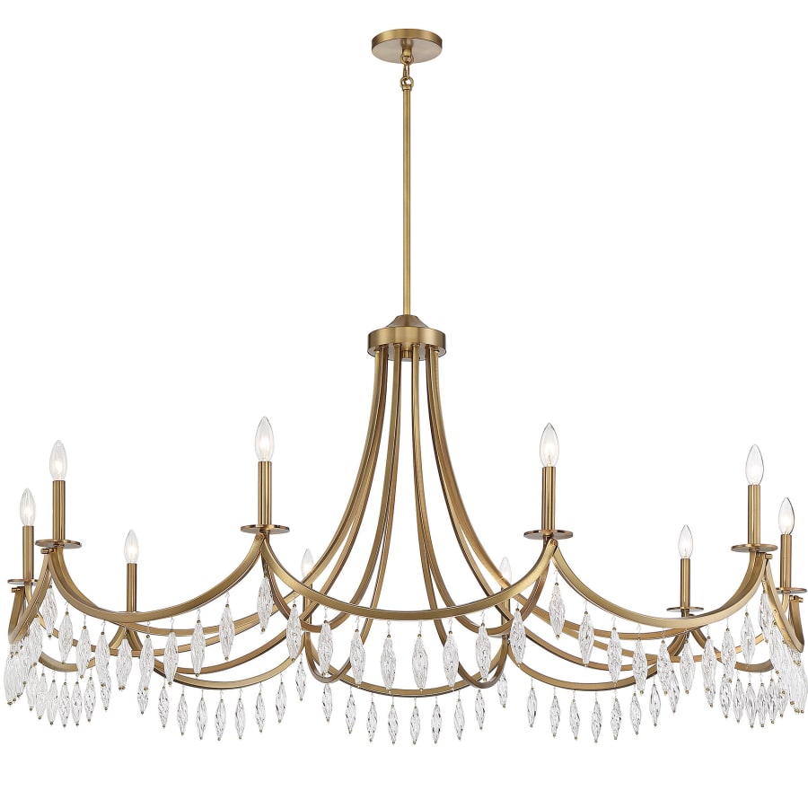 Savoy House Kameron 10 Light 60" Wide Crystal Chandelier