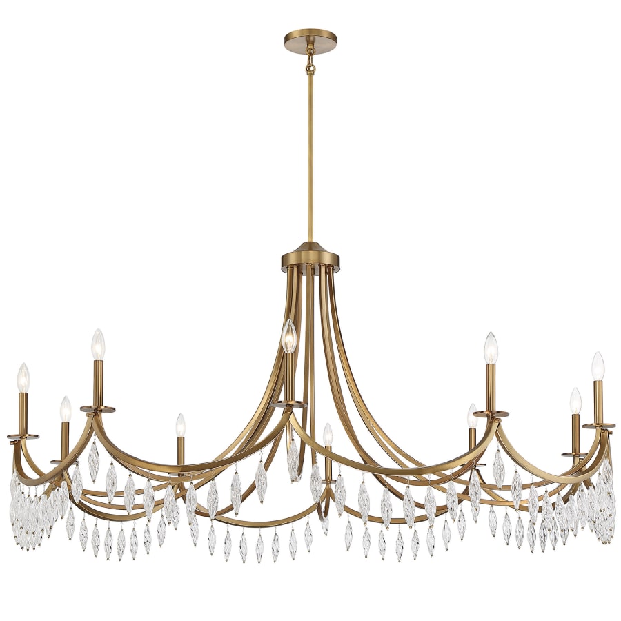 Savoy House Kameron 10 Light 60" Wide Crystal Chandelier