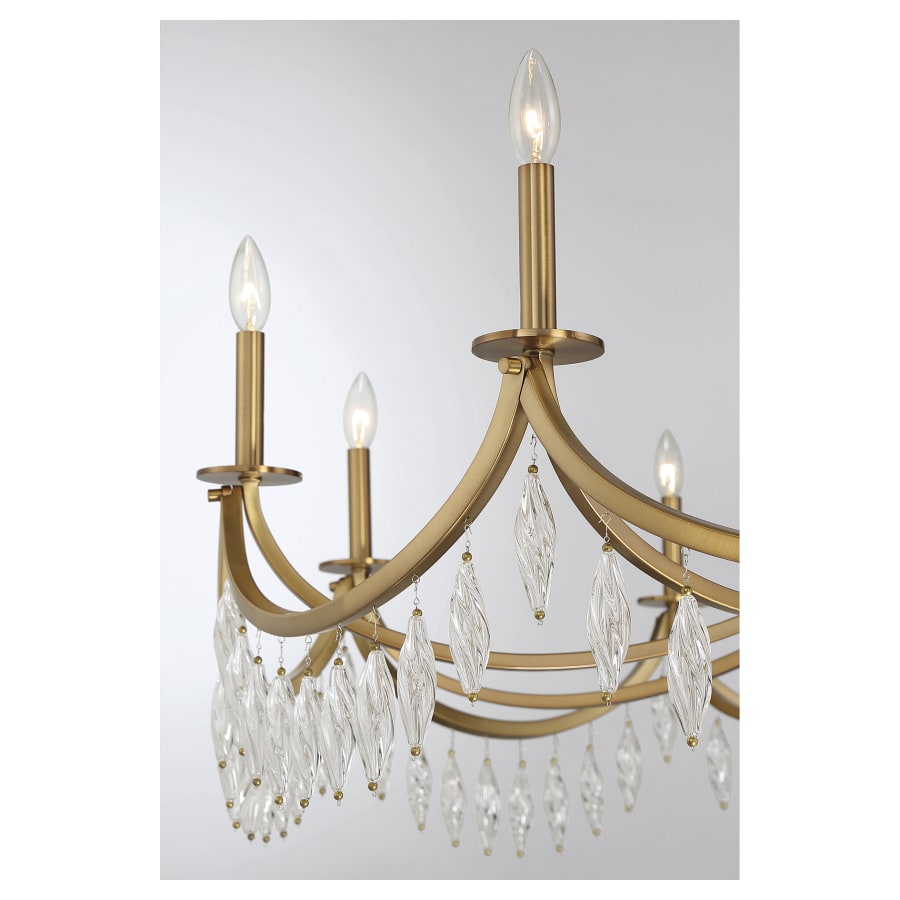 Savoy House Kameron 10 Light 60" Wide Crystal Chandelier