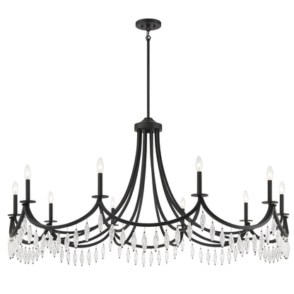 Savoy House Kameron 10 Light 60" Wide Crystal Chandelier