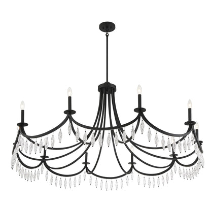 Savoy House Kameron 10 Light 60" Wide Crystal Chandelier