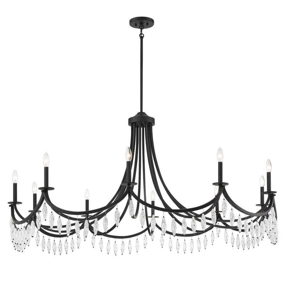 Savoy House Kameron 10 Light 60" Wide Crystal Chandelier