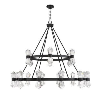 Savoy House Dryden 36 Light 60" Wide LED Crystal Ring Chandelier