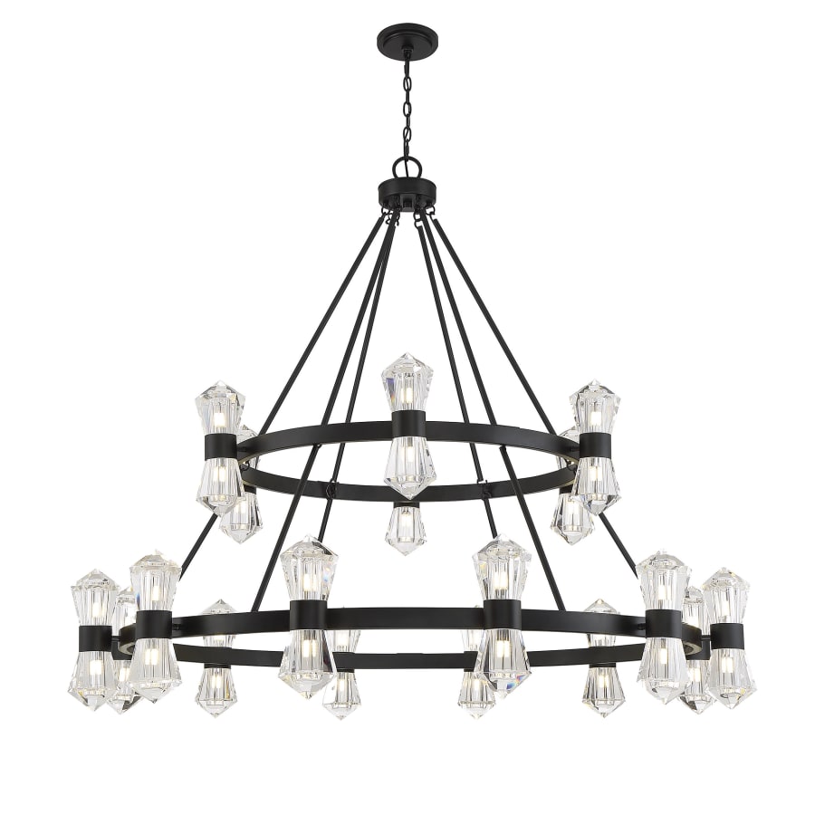 Savoy House Dryden 36 Light 60" Wide LED Crystal Ring Chandelier