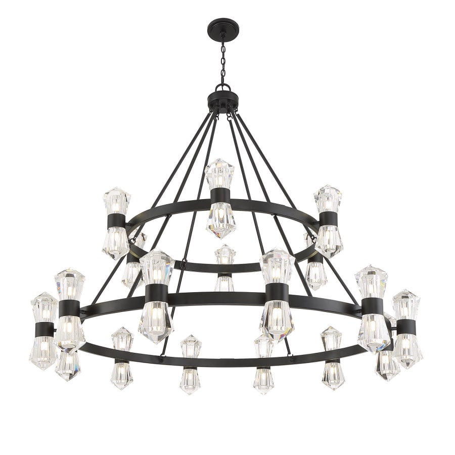 Savoy House Dryden 36 Light 60" Wide LED Crystal Ring Chandelier