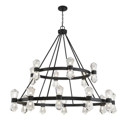 Savoy House Dryden 36 Light 60" Wide LED Crystal Ring Chandelier