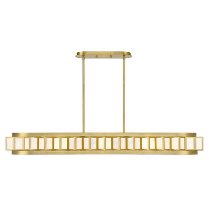 Savoy House Gideon 8 Light 48" Wide Linear Chandelier