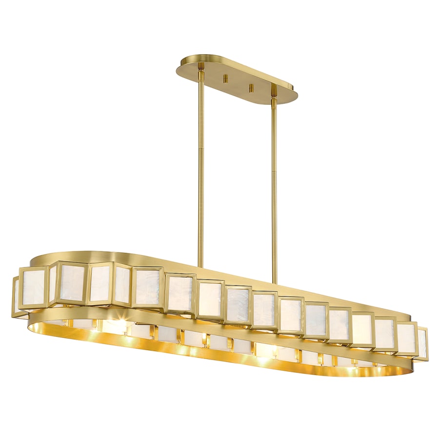 Savoy House Gideon 8 Light 48" Wide Linear Chandelier