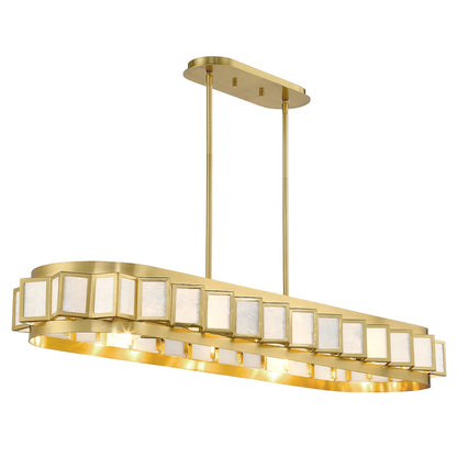 Savoy House Gideon 8 Light 48" Wide Linear Chandelier