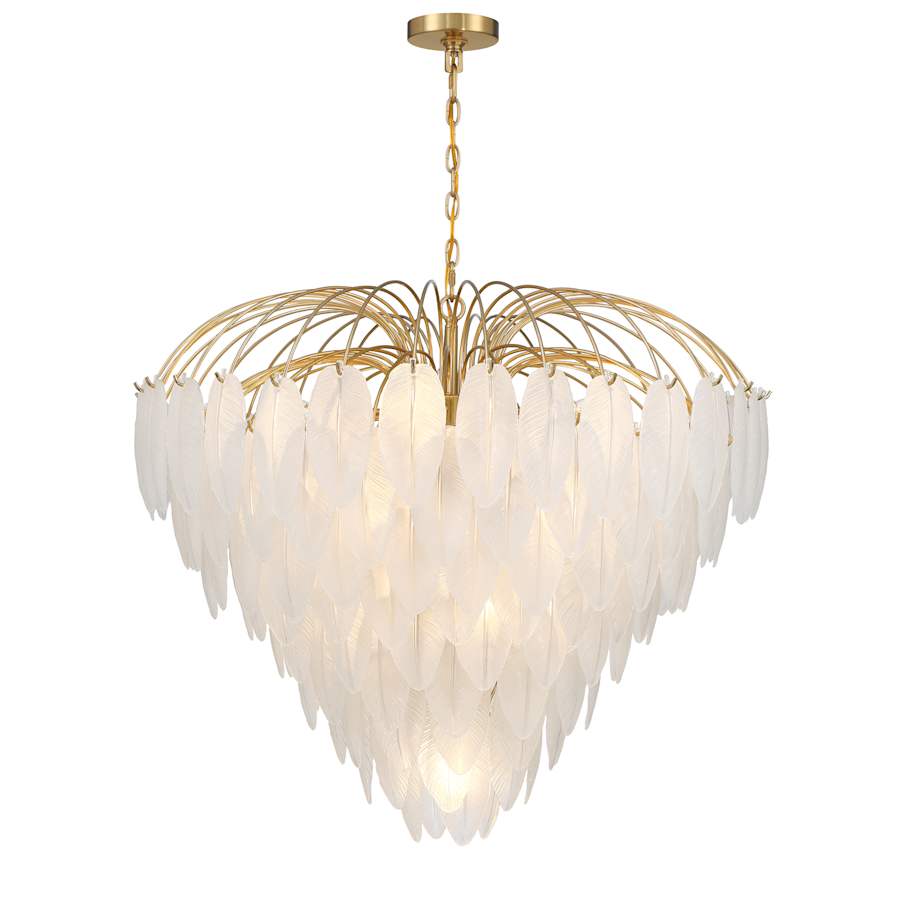 Savoy House Boa 15 Light 34" Wide Waterfall Chandelier