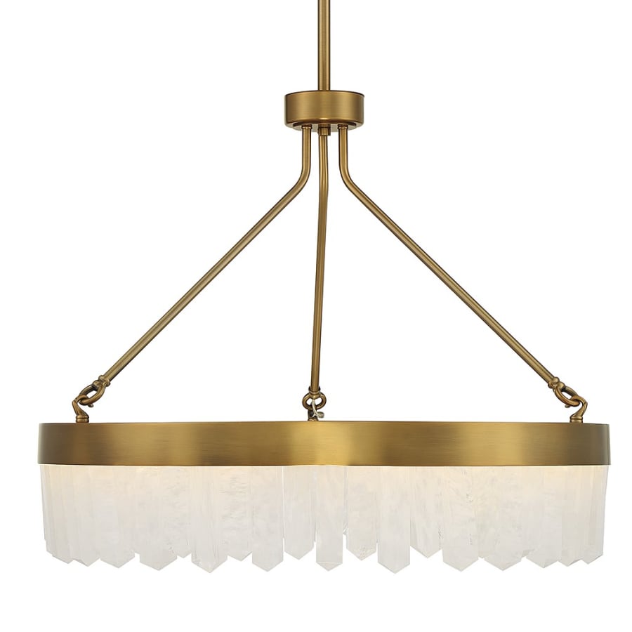 Savoy House Landon 27" Wide LED Crystal Ring Chandelier
