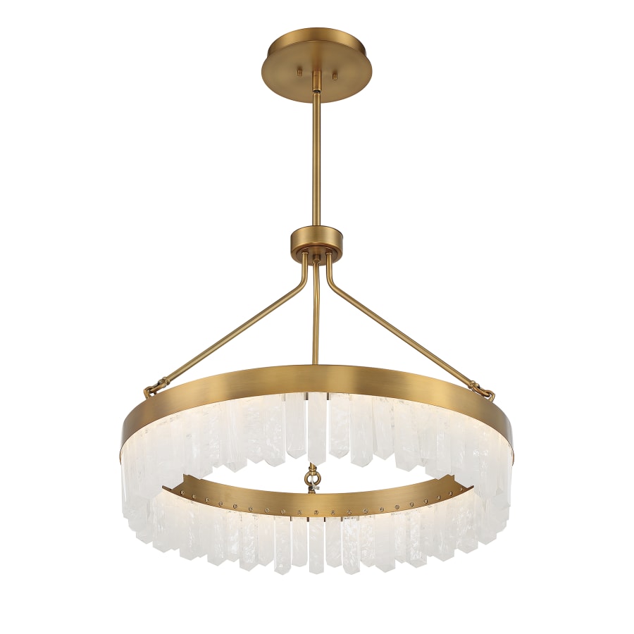 Savoy House Landon 27" Wide LED Crystal Ring Chandelier