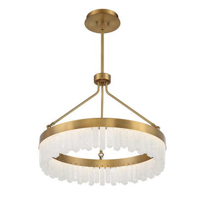 Savoy House Landon 27" Wide LED Crystal Ring Chandelier