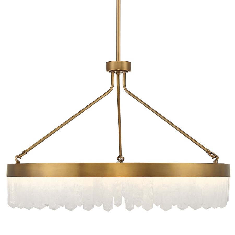Savoy House Landon 34" Wide LED Crystal Ring Chandelier