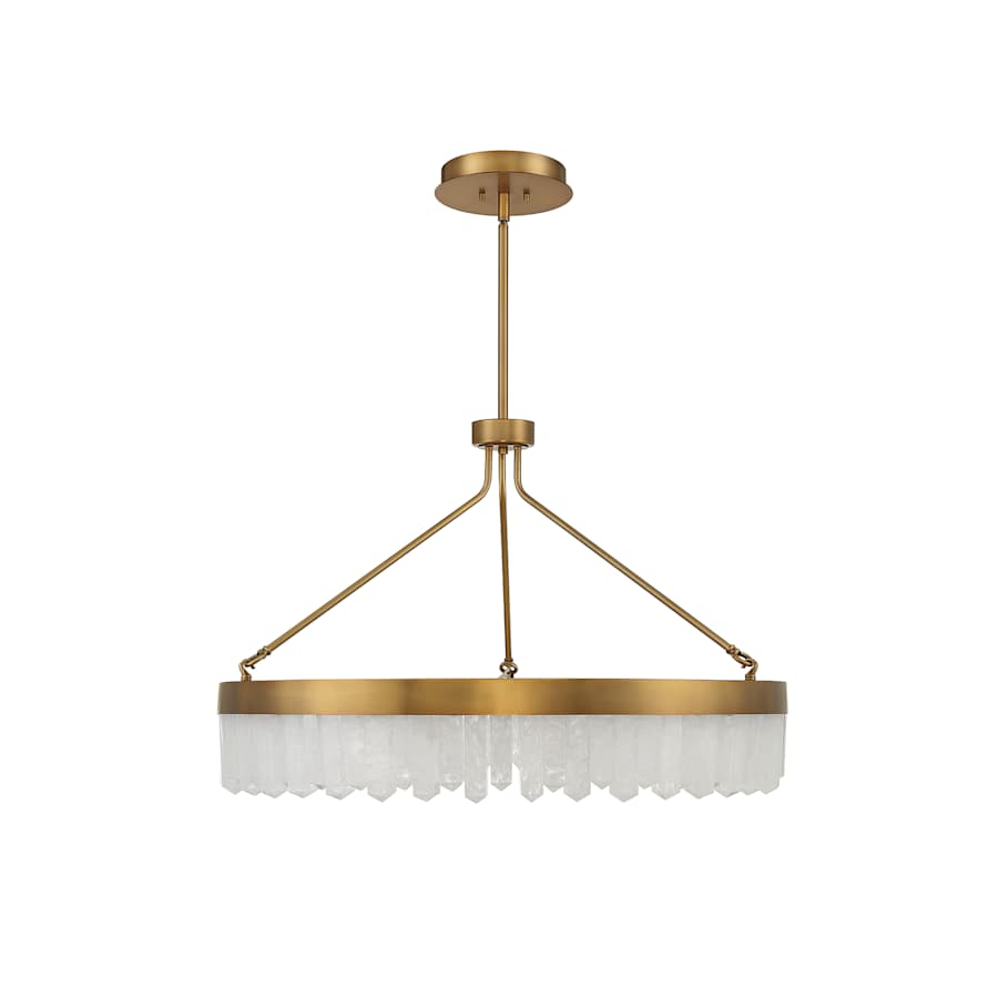 Savoy House Landon 34" Wide LED Crystal Ring Chandelier