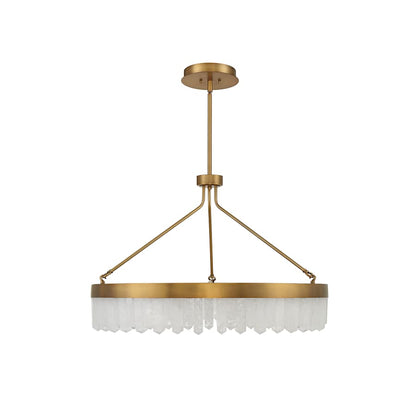 Savoy House Landon 34" Wide LED Crystal Ring Chandelier