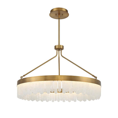 Savoy House Landon 34" Wide LED Crystal Ring Chandelier