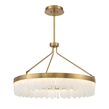Savoy House Landon 34" Wide LED Crystal Ring Chandelier