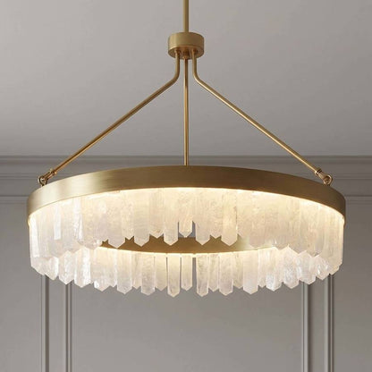 Savoy House Landon 34" Wide LED Crystal Ring Chandelier