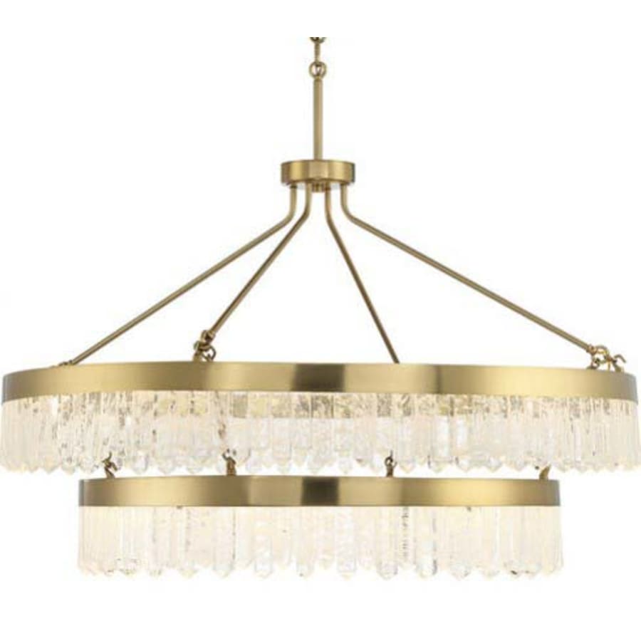 Savoy House Landon 45" Wide LED Crystal Ring Chandelier