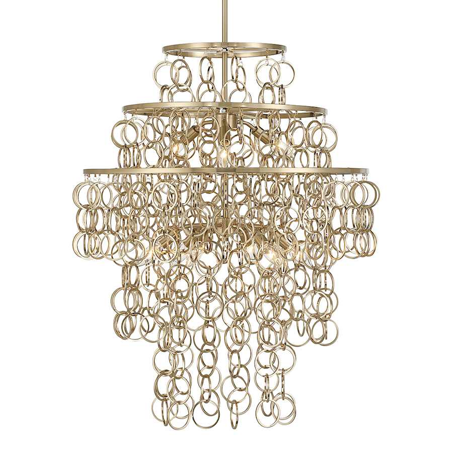 Savoy House Setentas 9 Light 28" Wide Abstract Pendant