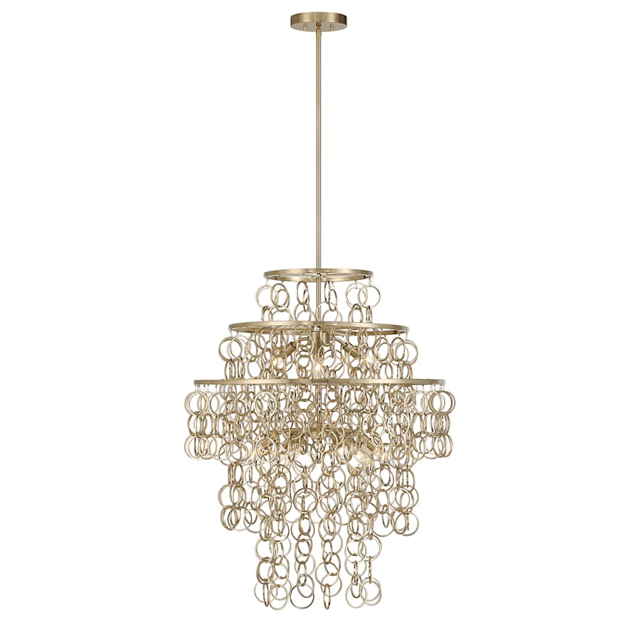 Savoy House Setentas 9 Light 28" Wide Abstract Pendant