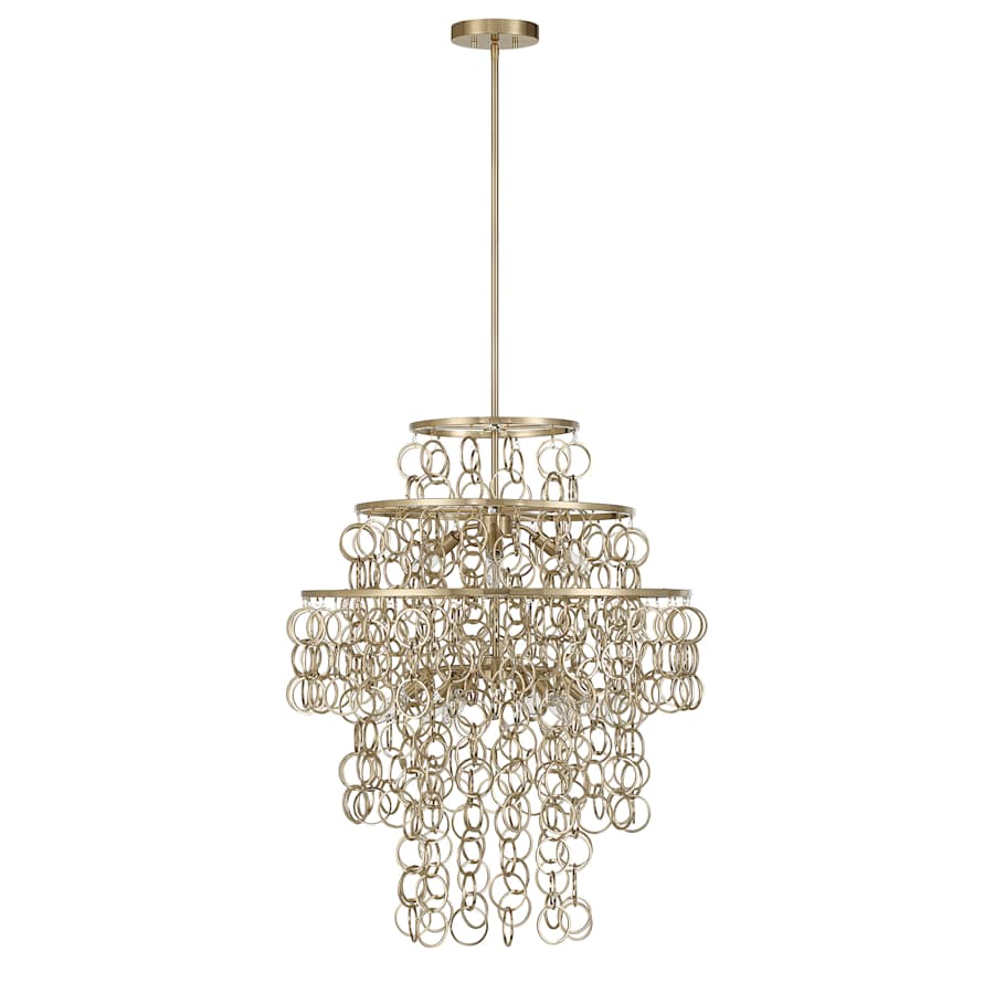 Savoy House Setentas 9 Light 28" Wide Abstract Pendant