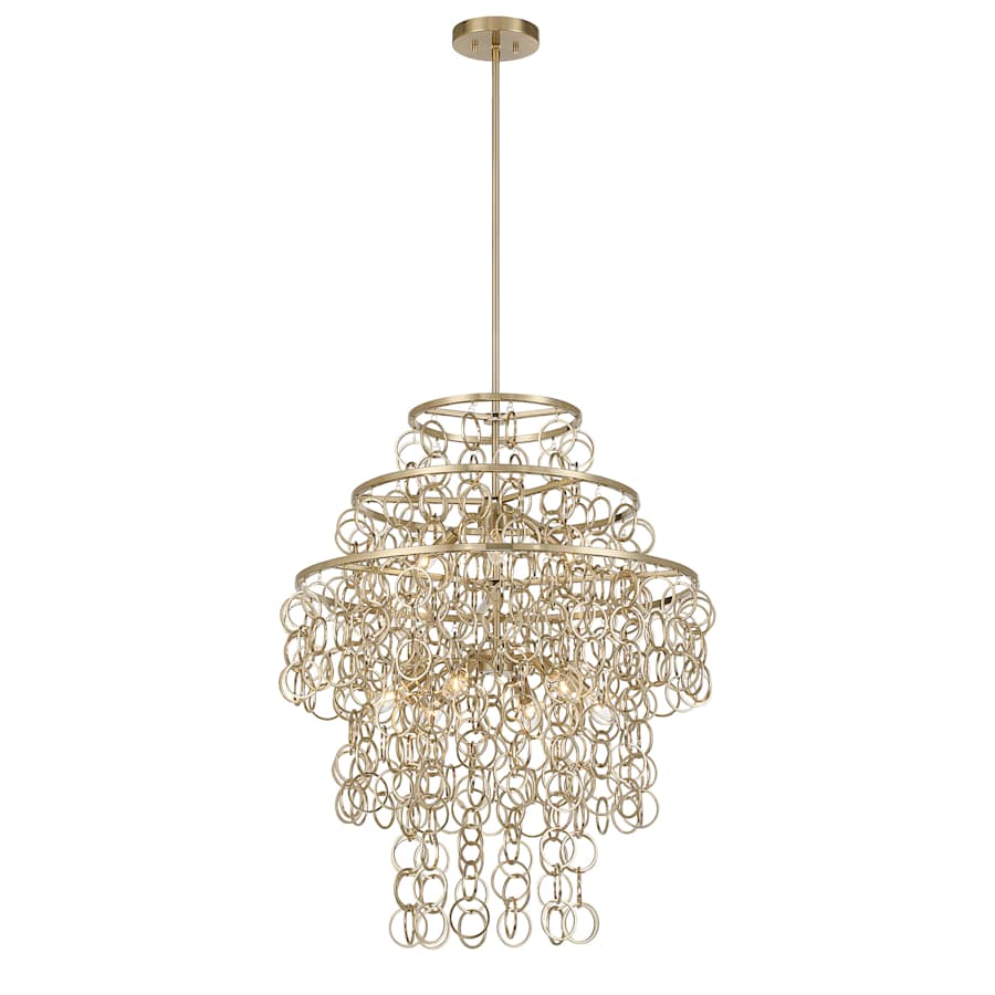 Savoy House Setentas 9 Light 28" Wide Abstract Pendant