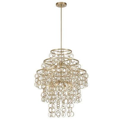 Savoy House Setentas 9 Light 28" Wide Abstract Pendant