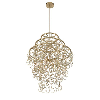 Savoy House Setentas 9 Light 28" Wide Abstract Pendant