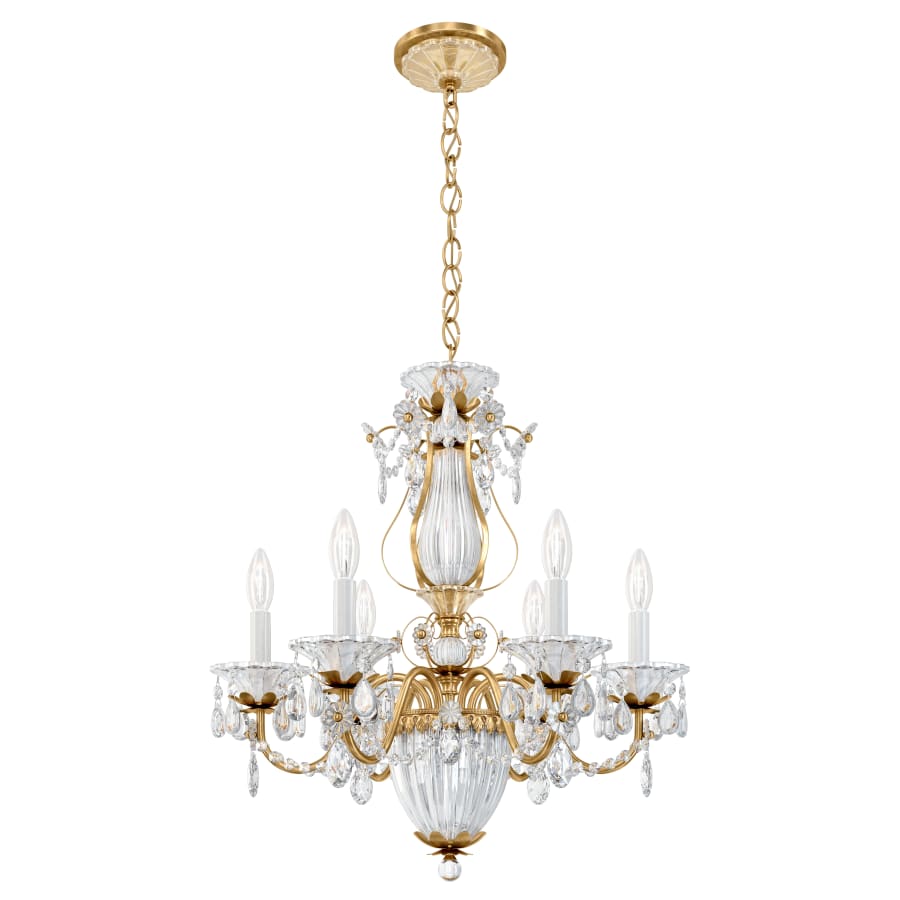 Schonbek Bagatelle 6 Light 21" Wide Crystal Empire Chandelier