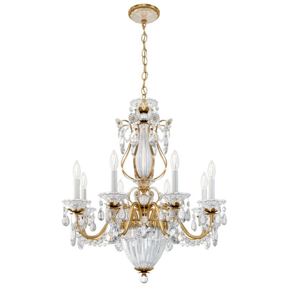 Schonbek Bagatelle 8 Light 27" Wide Crystal Empire Chandelier