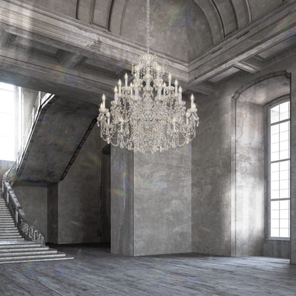 Schonbek Century 28 Light 43" Wide Crystal Chandelier