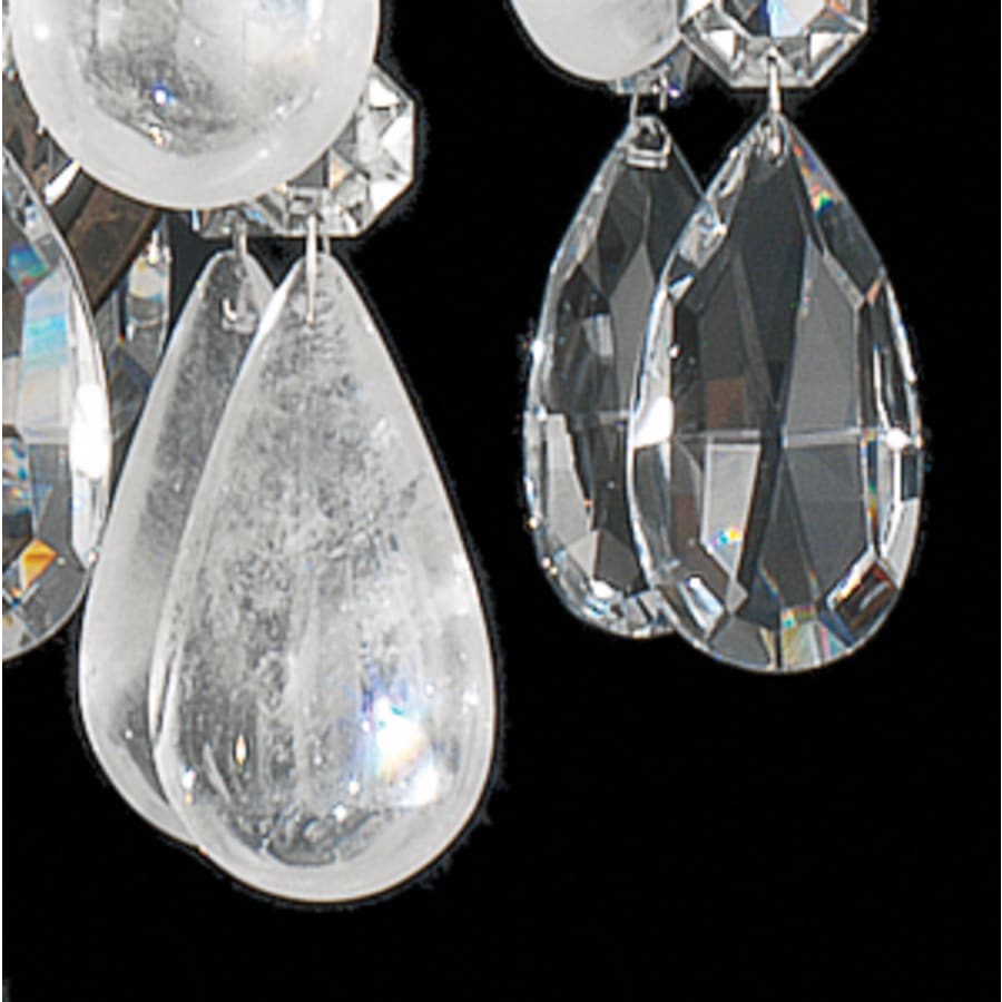 Schonbek Renaissance Rock Crystal 6 Light 20" Wide Semi-Flush Waterfall Ceiling Fixture